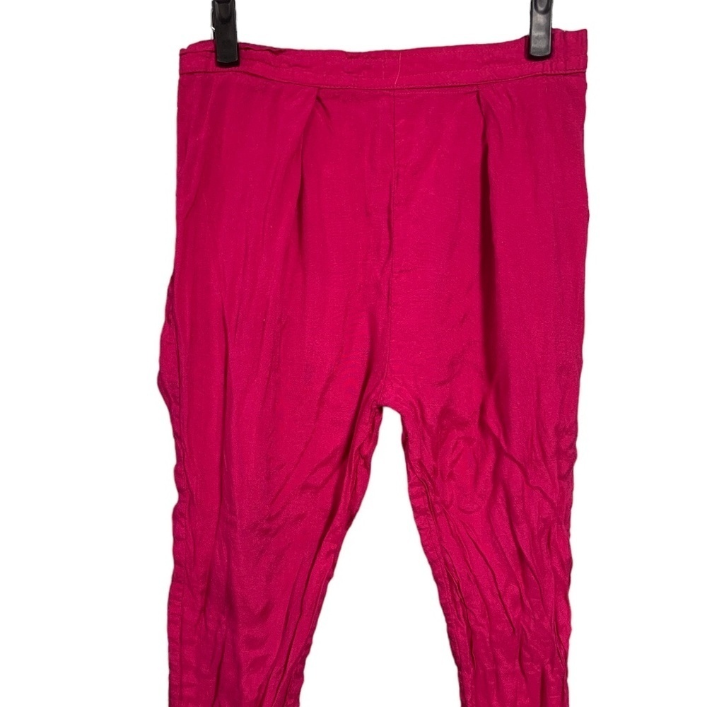 Women's Pink Skinny Pant Capris